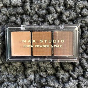 Womens Beauty Max Studio Brow Powder & Wax Eyebrow Contour Make Up Trio Set